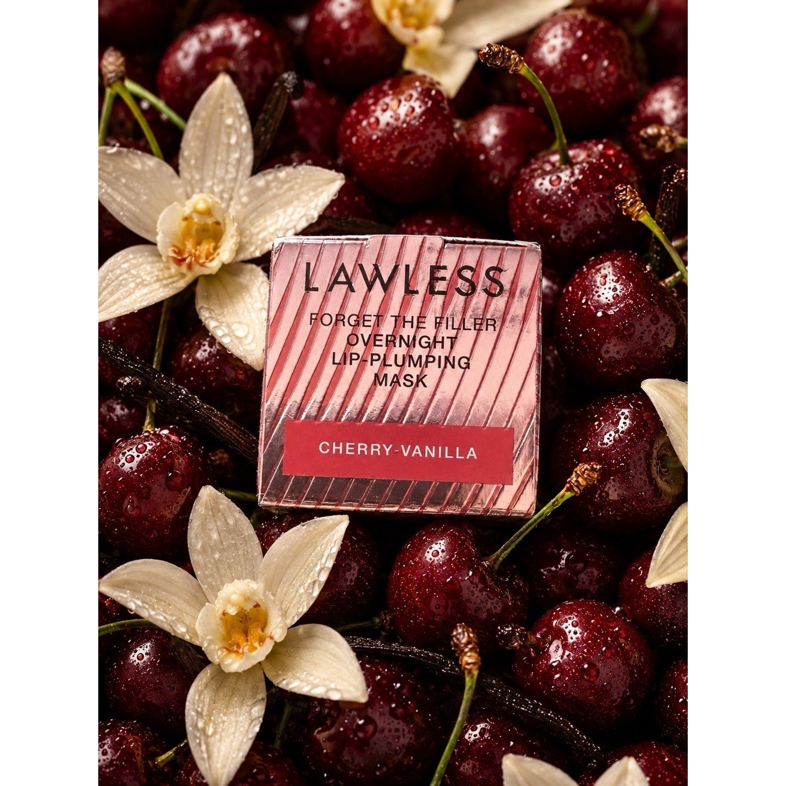 Lawless Beauty Forget the Filler Overnight Lip-Plumping Mask Cherry Vanilla NEW