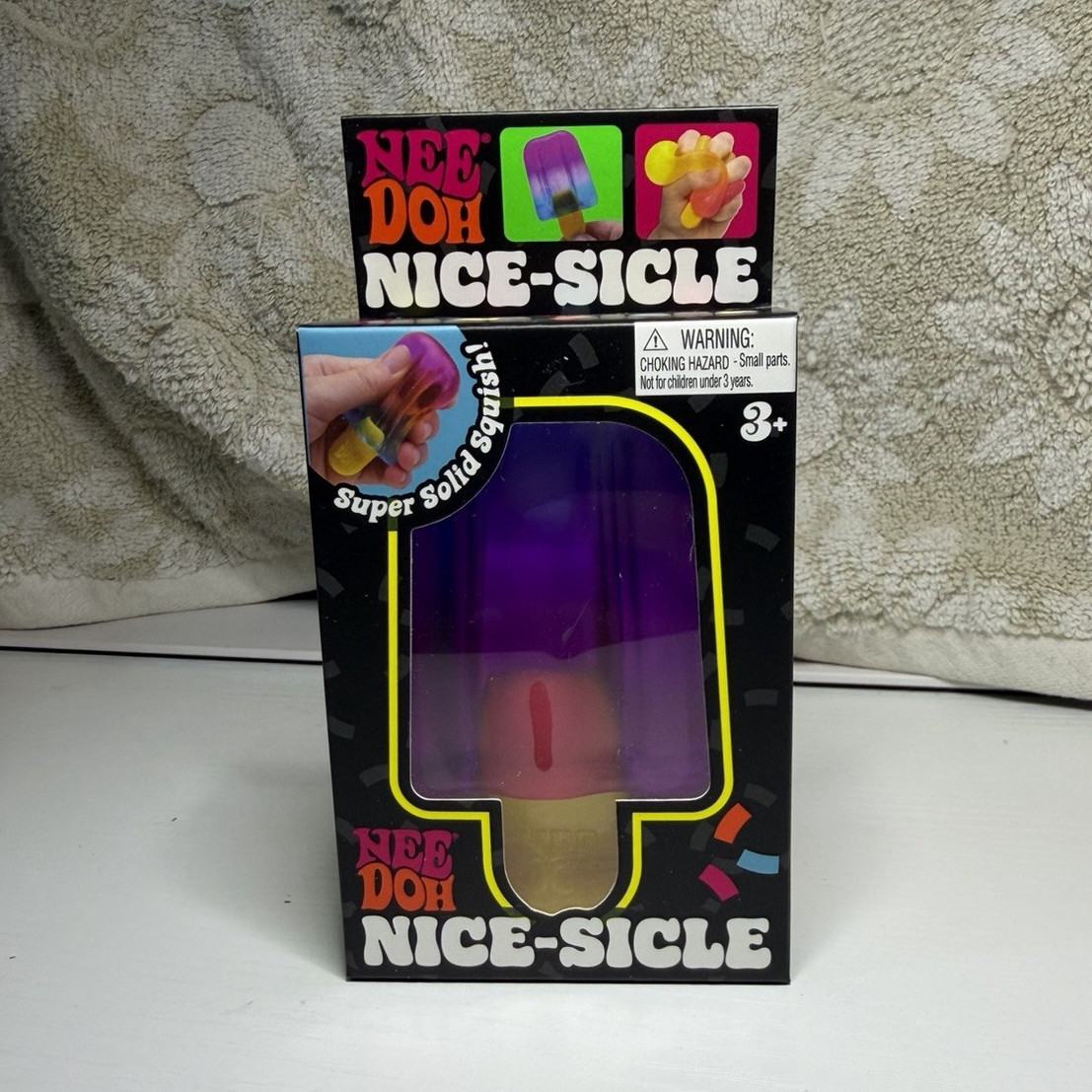 Schylling Nee Doh Nice-Sicle Soft Touch Squeeze Ball, Multicolor