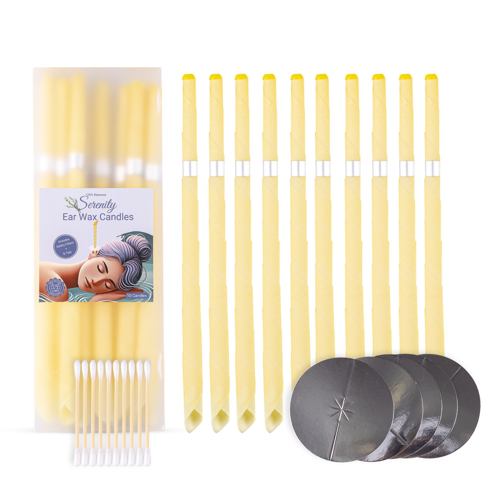 50 pc Earwax Removal Kit Double-Headed Easy to Use Suitable for Families