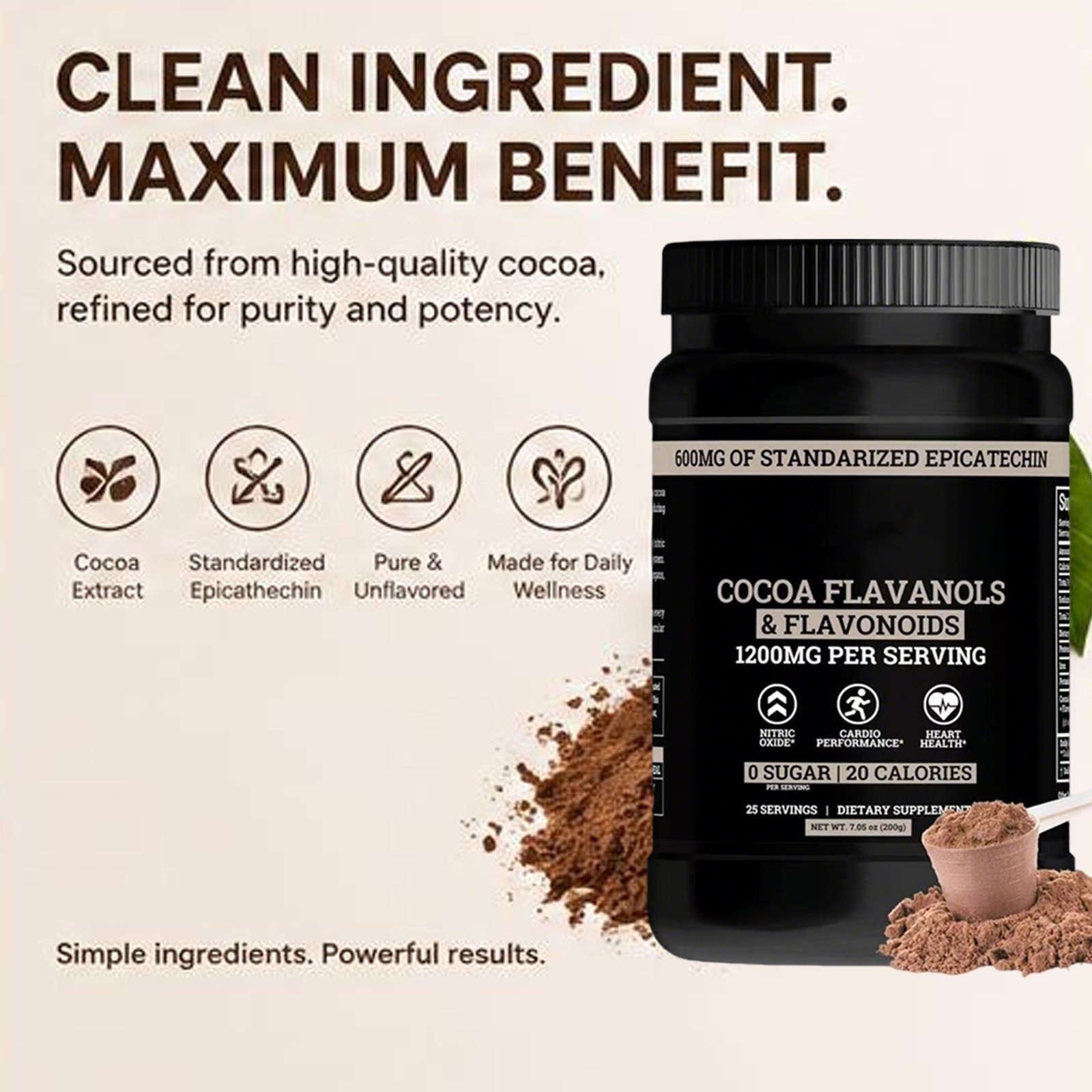 Black Forest High And Flavanol Supplements Powder Flavonoids Cocoa 1200mg1