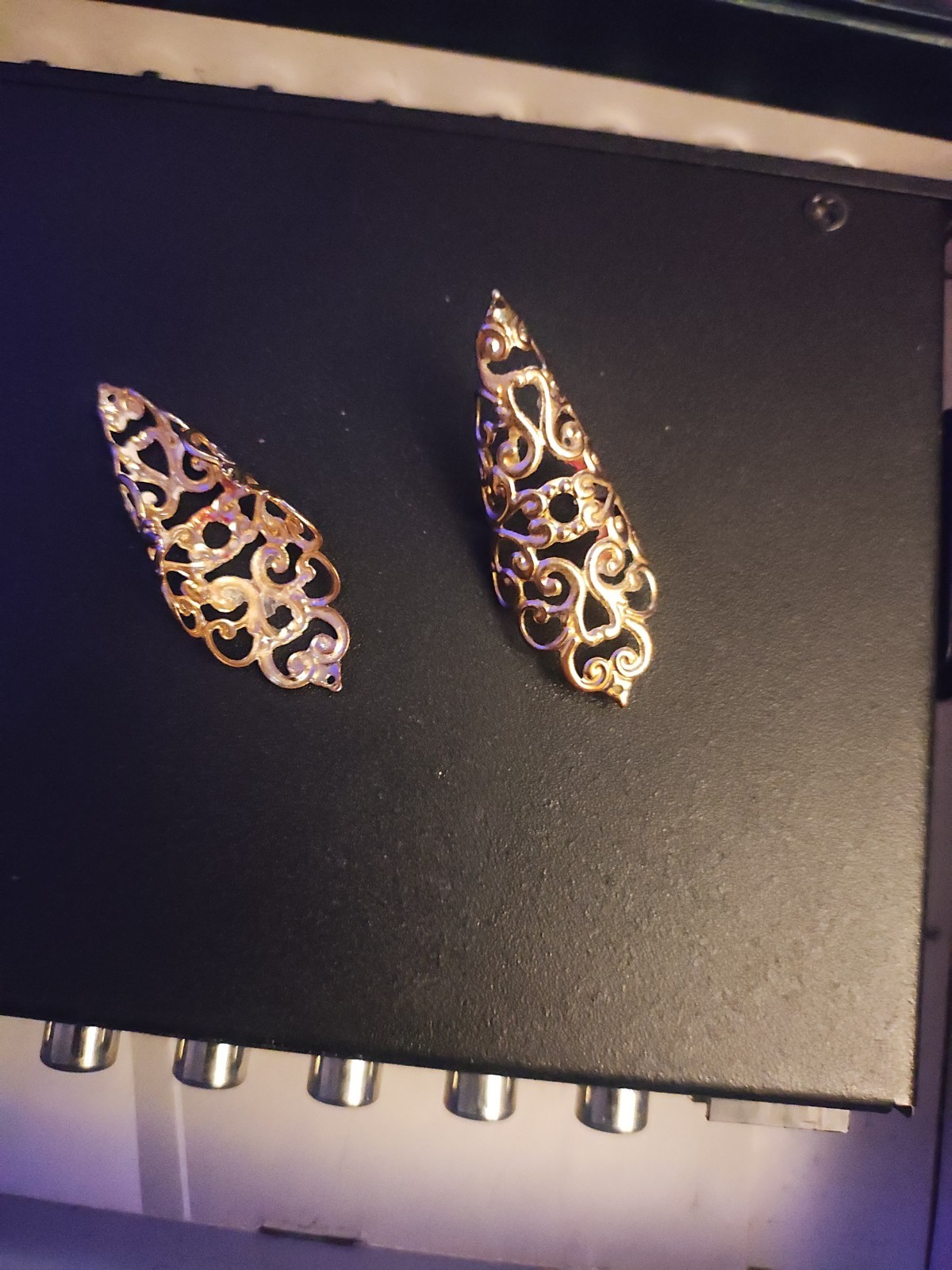 Adjustable Designer Metal Fingernail Tip Bling For Fun