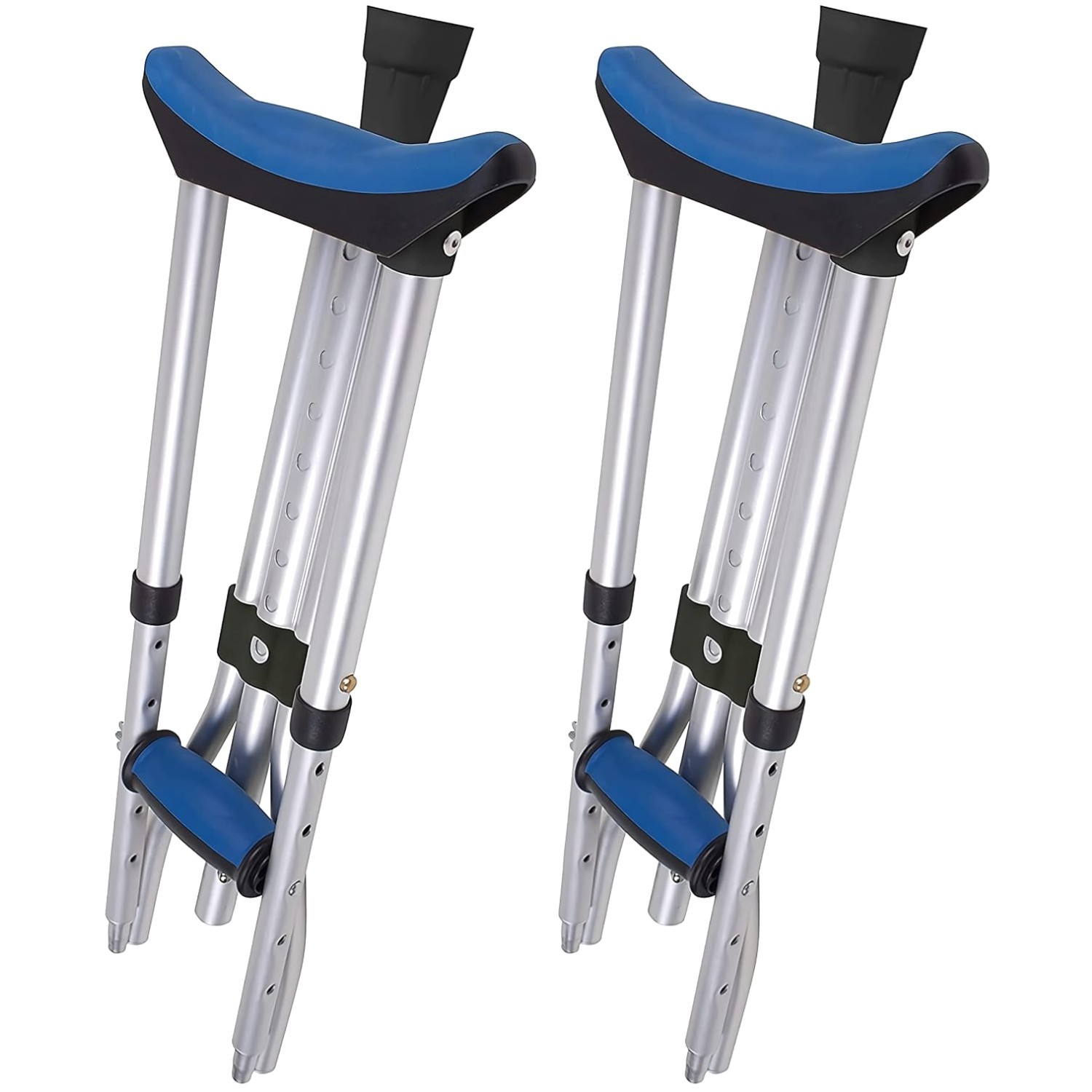 Foldable Adult Crutches with Padded Cushions