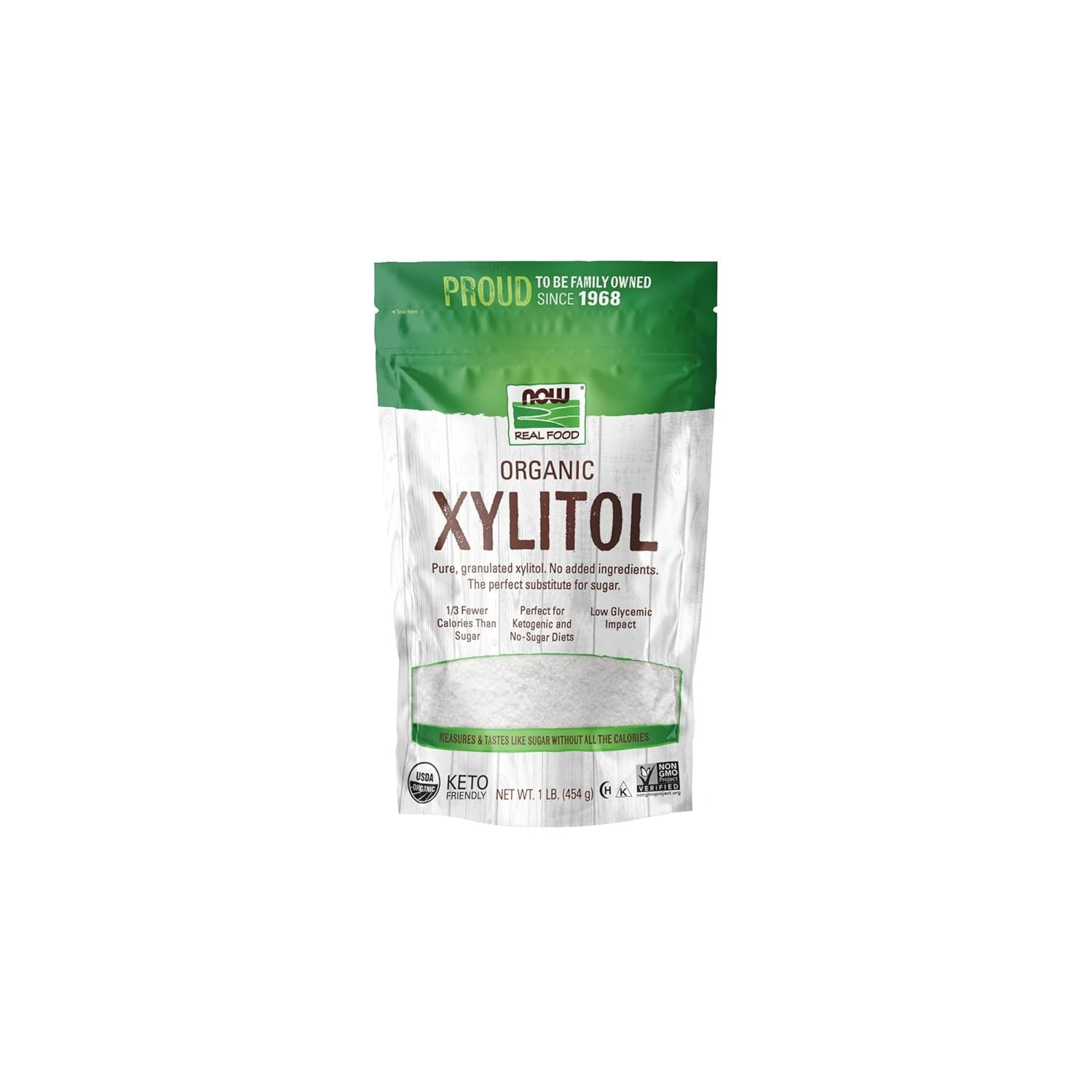 Real Food, Organic Xylitol, 1 lb (454 g)