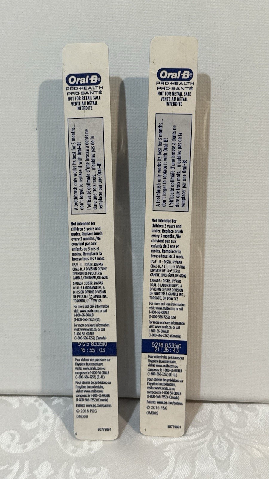 Oral-B Pro-Health All-In-One angled cross toothbrushes tongue cheek cleaner 2