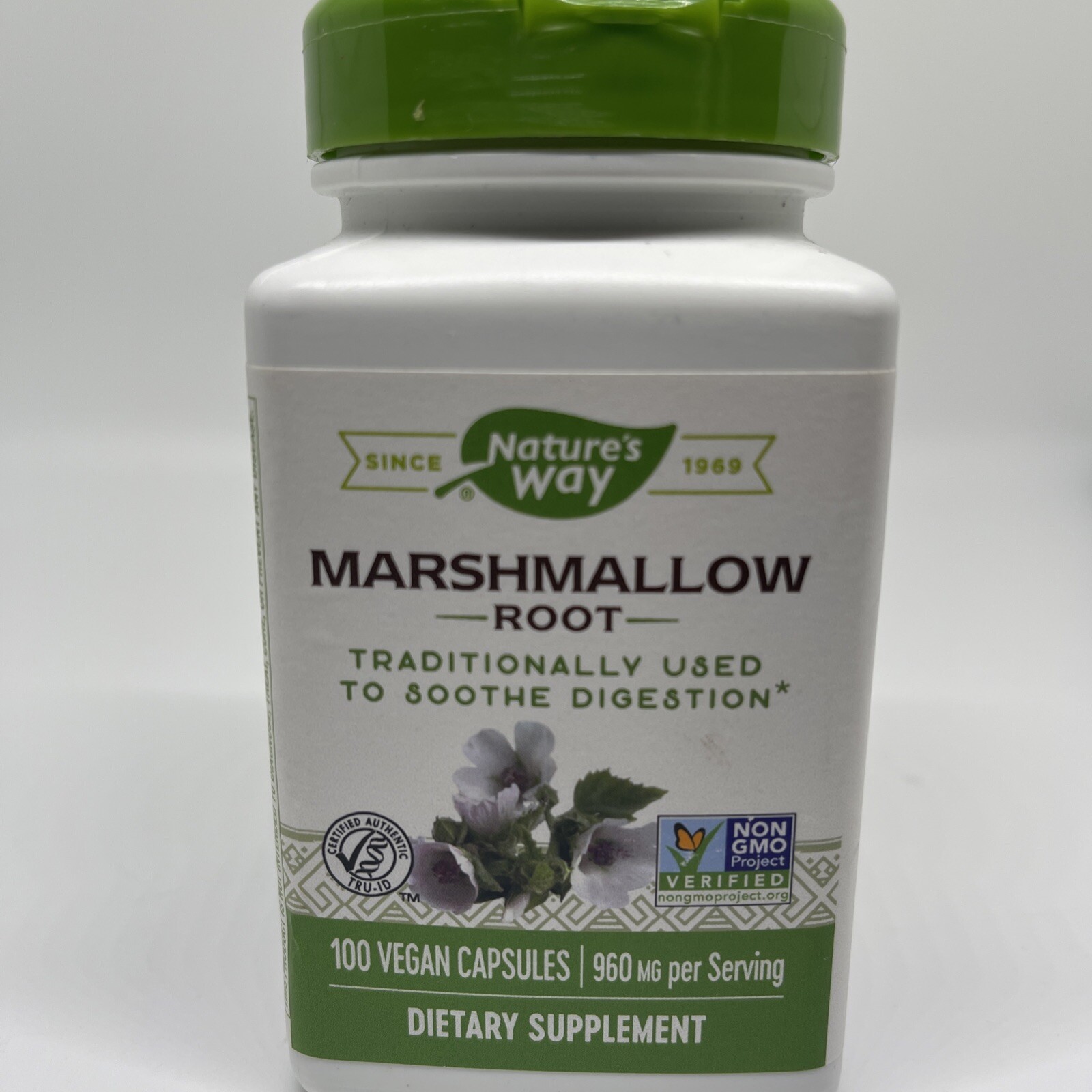 Nature’s Way Marshmallow Root 100 Capsules Exp: 05/28
