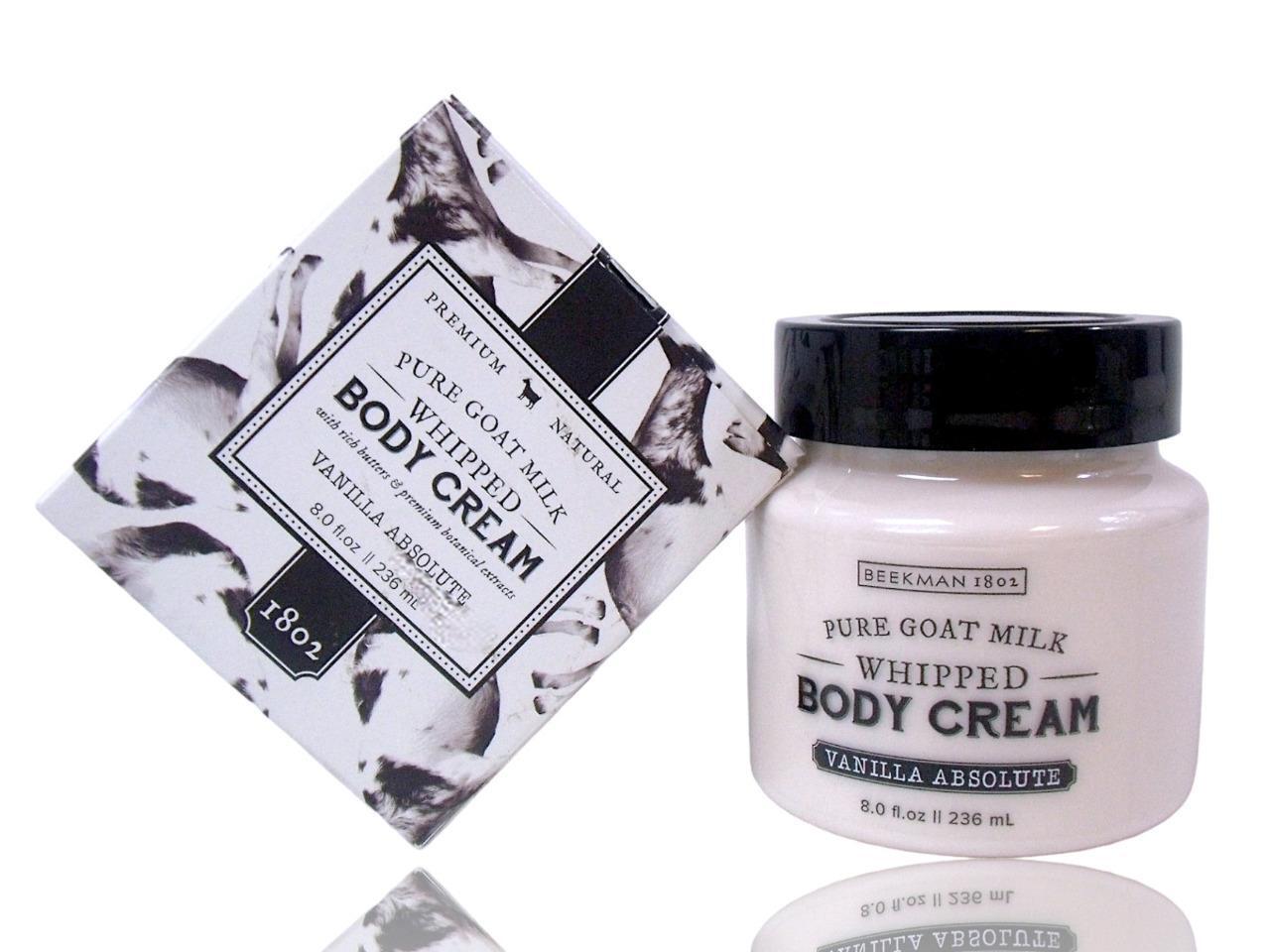 Beekman 1802 Pure Goat Milk Whipped Body Cream “Vanilla Absolute” Lotion 8 oz.