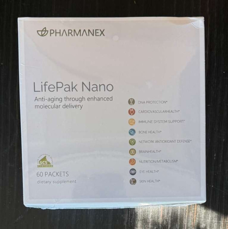 Pharmanex LifePak Nano Dietary Supplement 60 Packets New Sealed