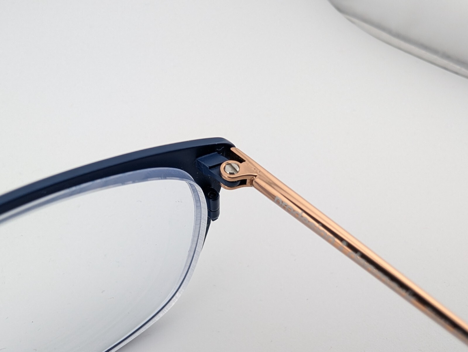 Prodesign Eyeglasses, Frames Only, Titanium, 1470 C.9021, 51-17-140, Blue/Gold
