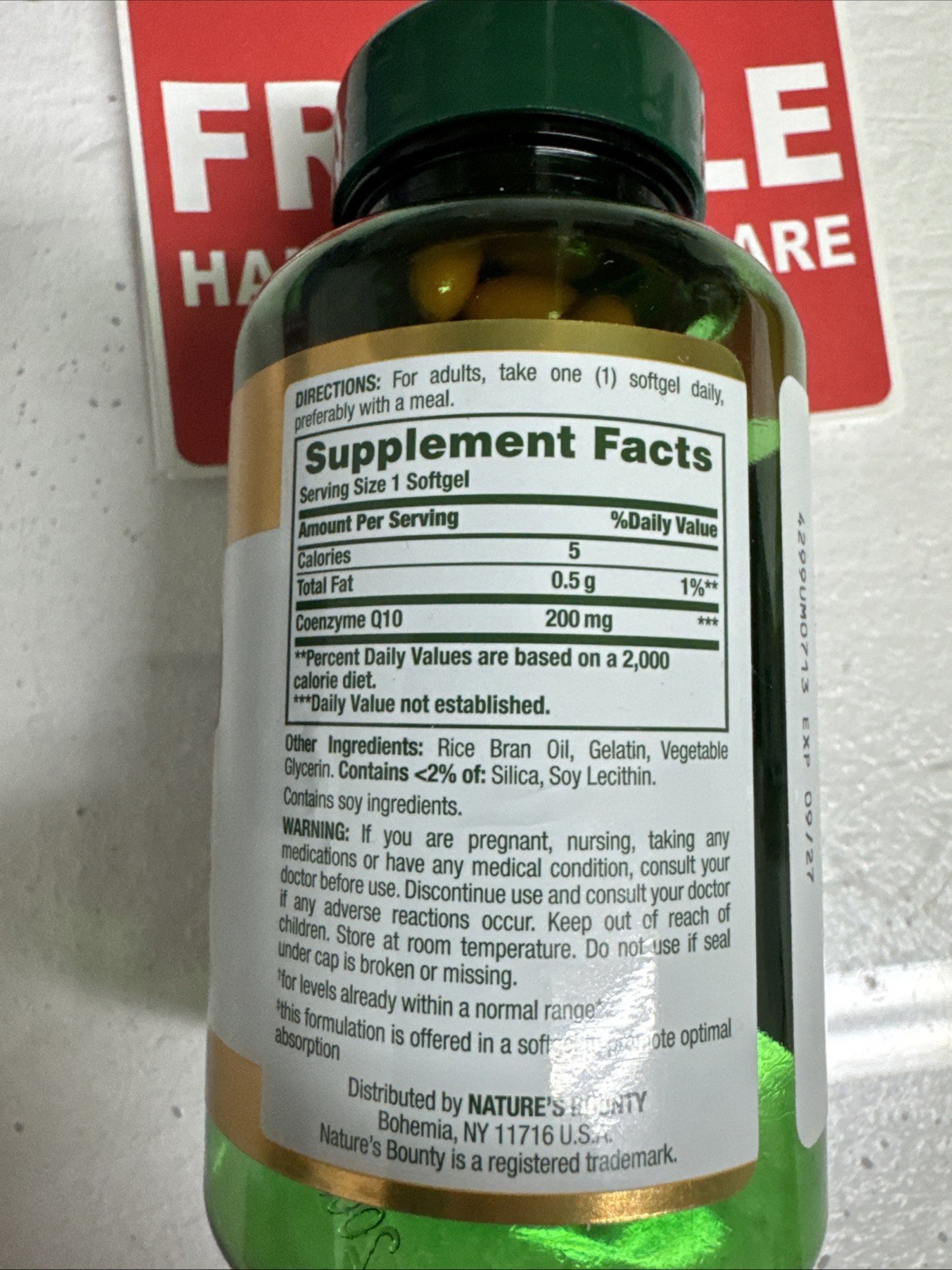 Nature’s Bounty Heart Health Co Q10 Rapid Release Softgels, 200 mg, 80 Ct * NEW