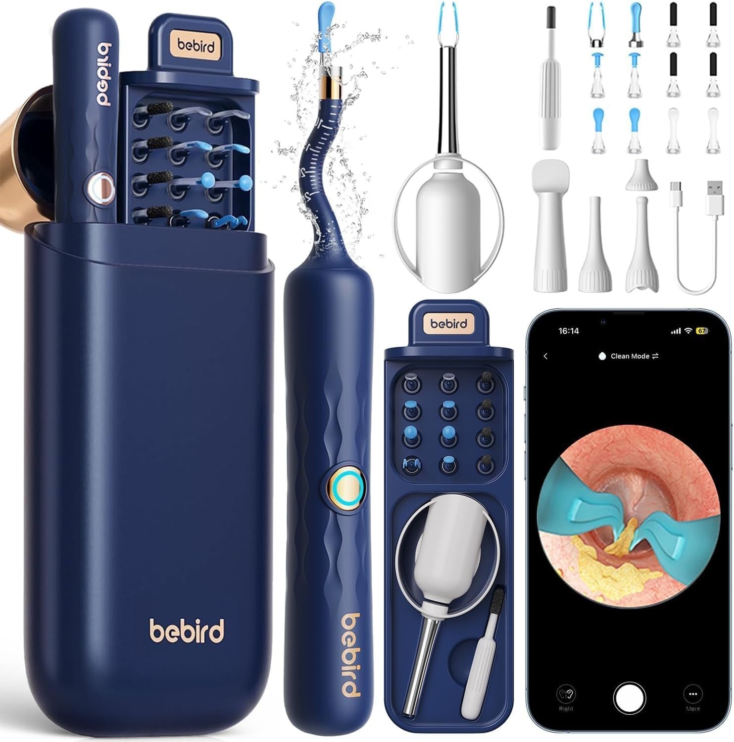 Bebird Earsight Plus D39R Ear Wax Removal Tool Camera, FSA HSA Eligible Items