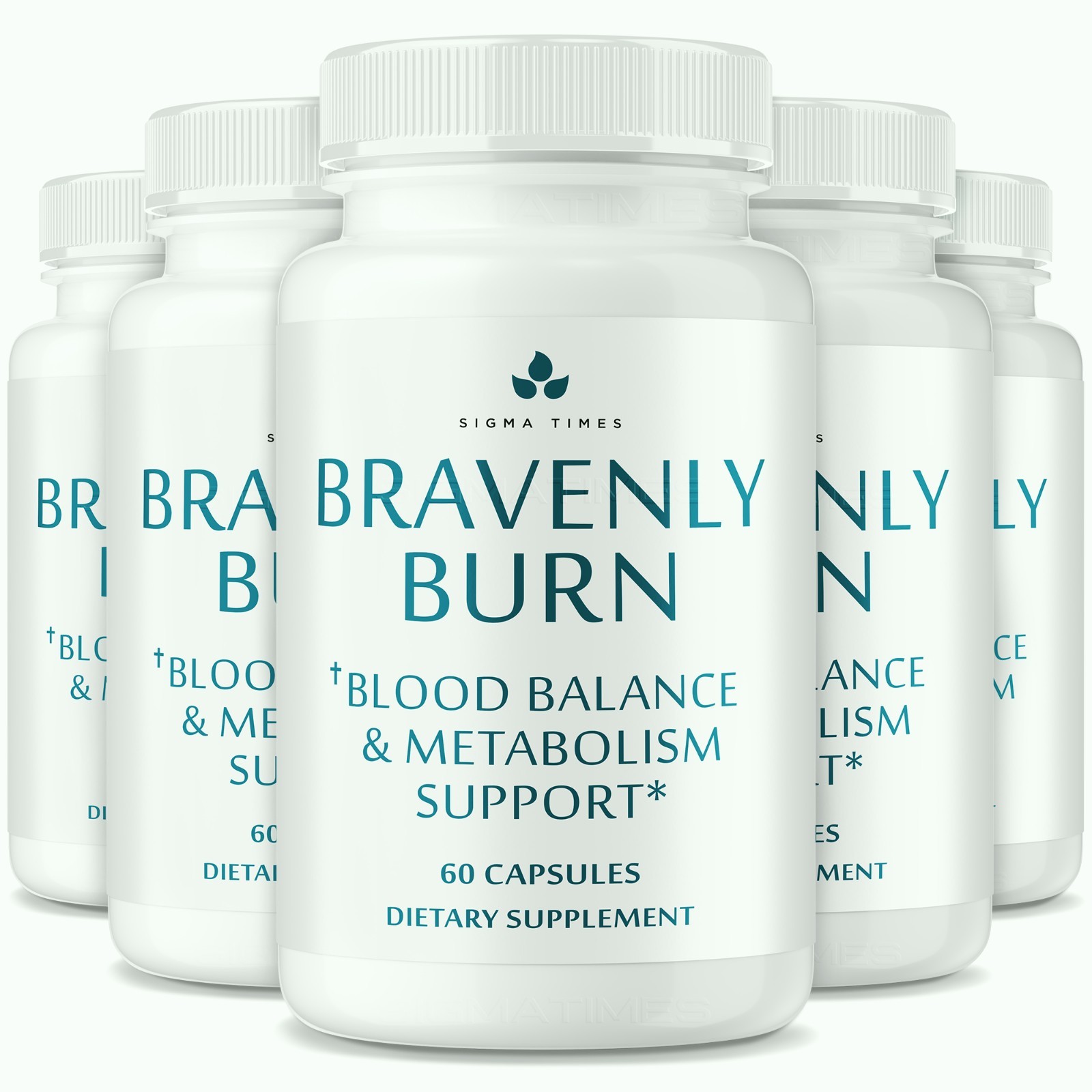 Bravenly Burn Capsules – Extreme Formula For Metabolism and Weight Loss – 5 Pack