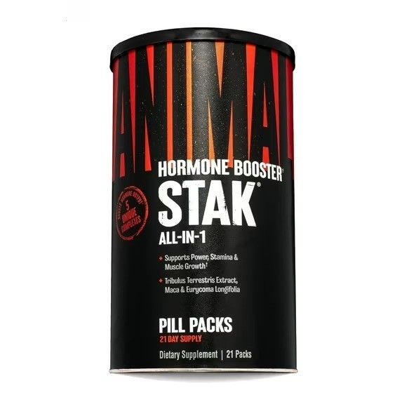 UNIVERSAL NUTRITION ANIMAL STAK Hormone Booster Power Stamina All-In-1 21 Packs