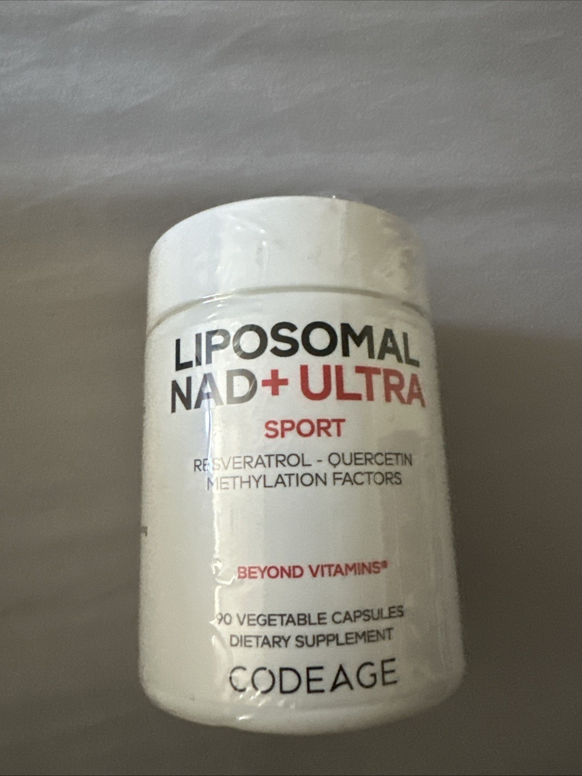 Codeage Liposomal NAD+ Ultra Sport – Resveratrol & Quercetin – 90 Veg Capsules
