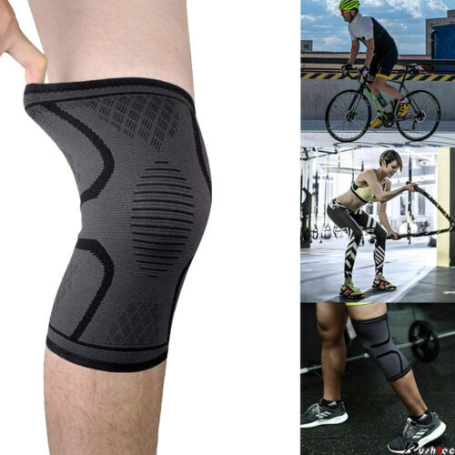 Knee Sleeve Compression Brace Support For Sport Gym Joint Pain Arthritis Relief