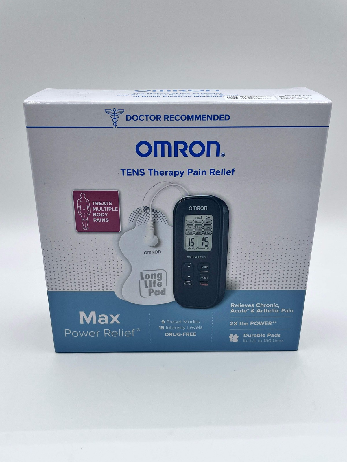 Omron Max Power Relief Tens Therapy Pain Relief Black