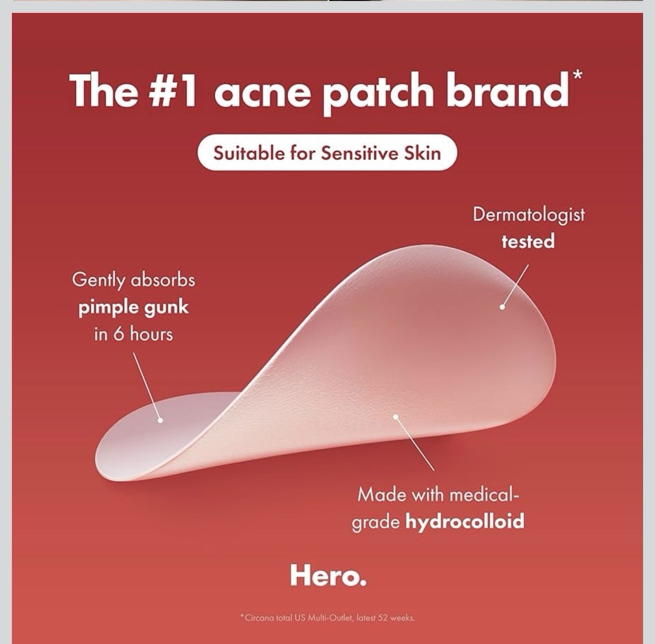Hero Mighty Patch The Original Hydrocolloid Acne Patches Jumbo Pack 75 Ct