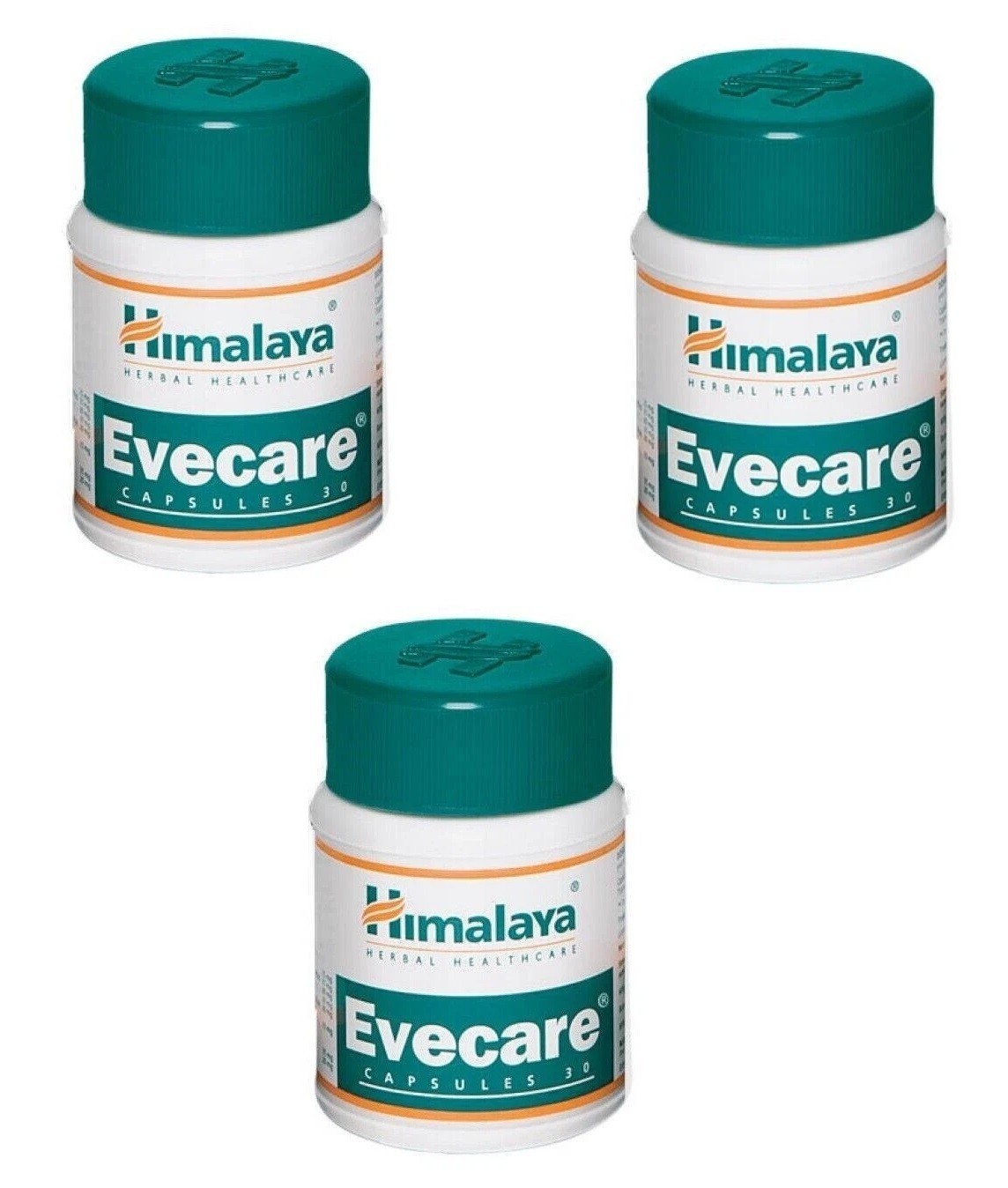 (3 Pack) Himalaya EVECARE 30 Caps Each for Women’s Wellness