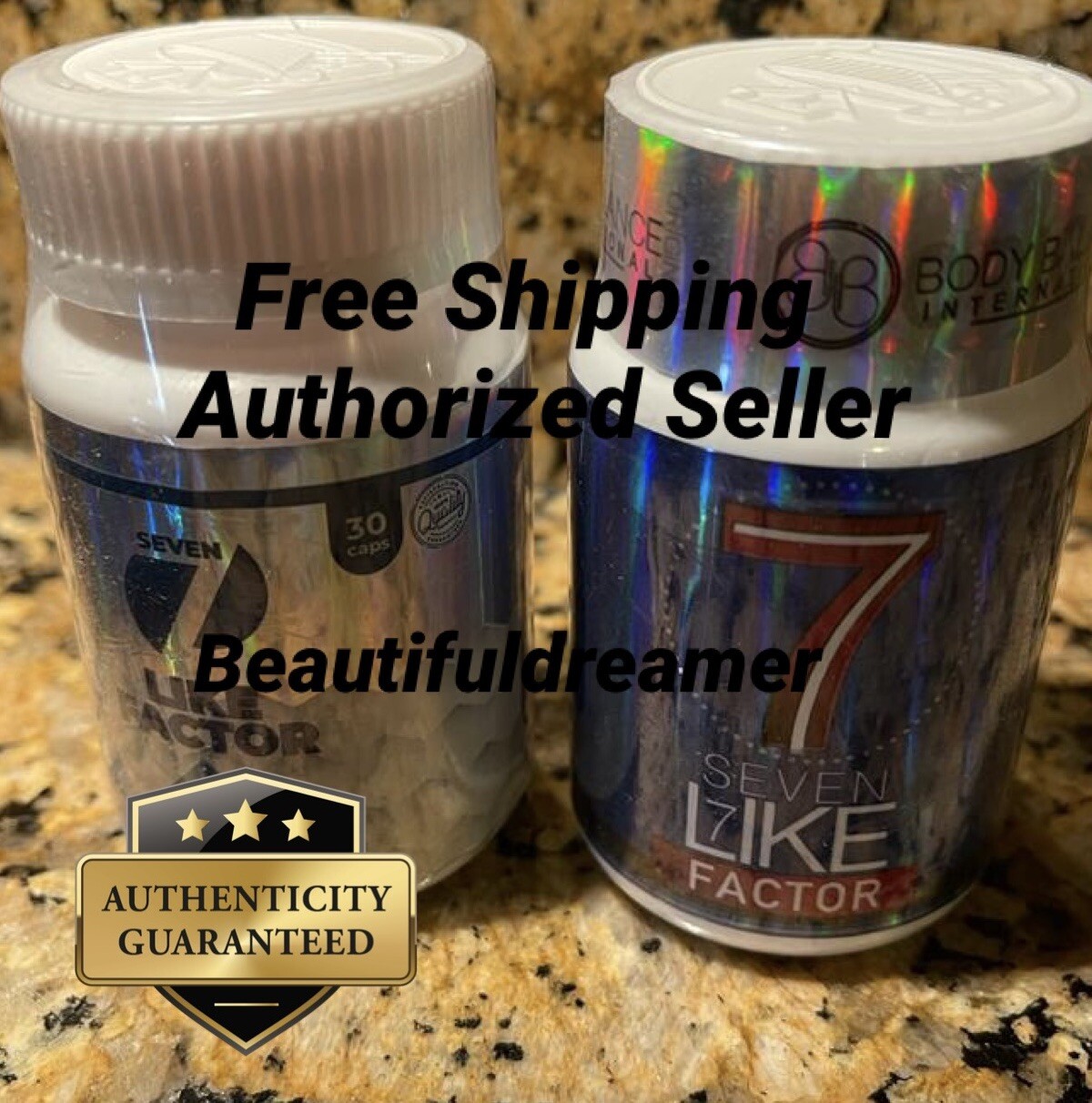 5 Bottles ***Seven Like Factor Pills *** Brand New and Sealed *** by Skinny 365
