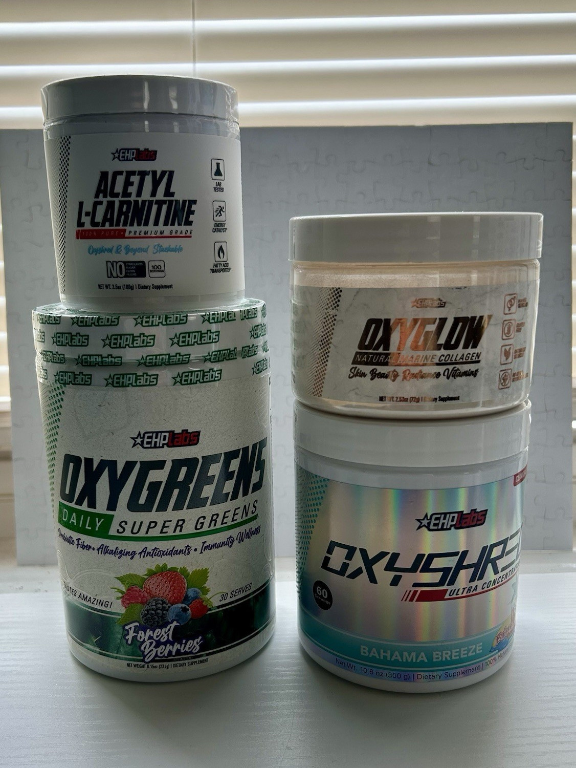 EHPlabs Supplement Bundle, Oxyshred, Oxygreens, Oxyglow