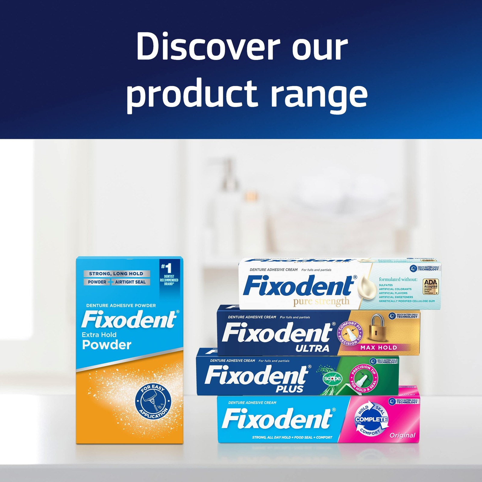 Fixodent Ultra Max Hold Plus Scope Secure Denture Adhesive For Full And Partial