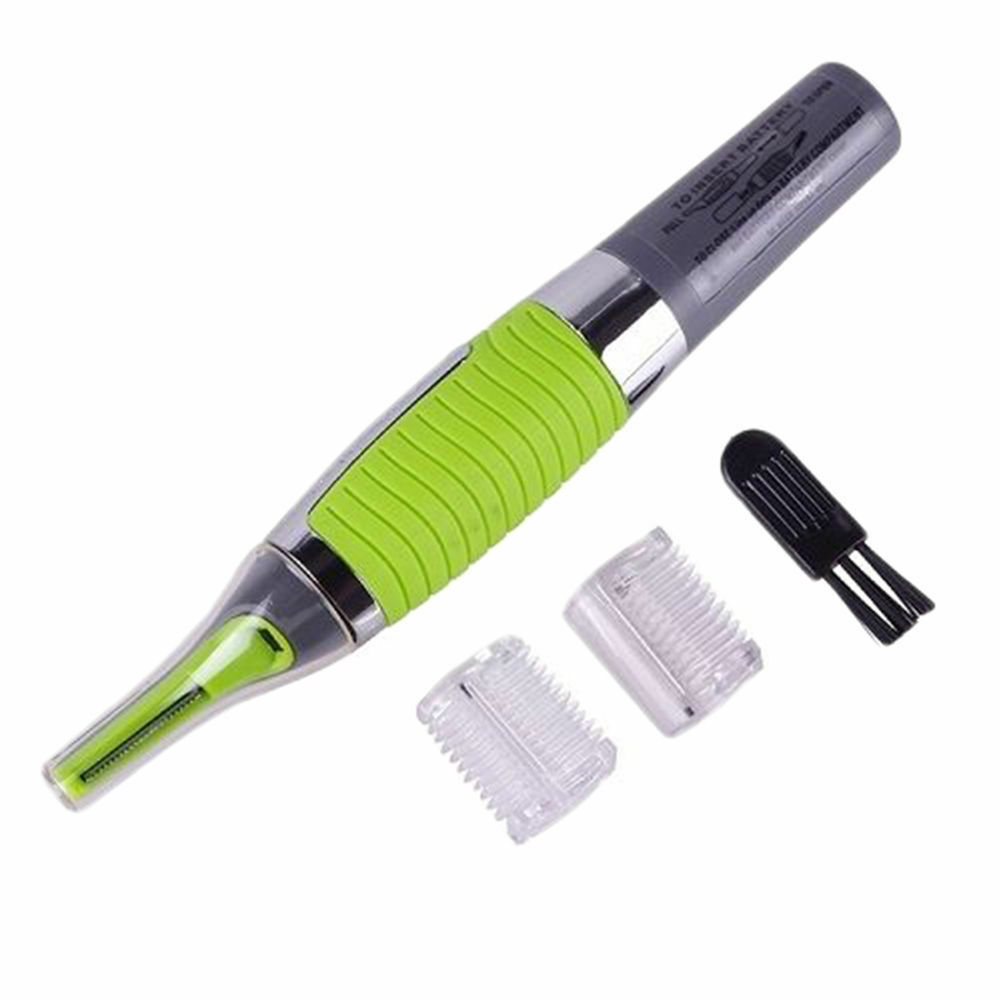 Hot Men Nose Ear Face Neck Eyebrow Hair Mustache Beard Trimmer Shaver Clipper PE