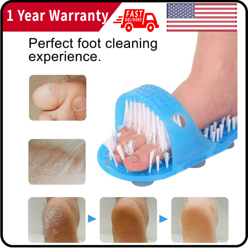 Foot Cleaner Scrubber Massager Shower Feet Washer Bath Exfoliating Brush Nonslip