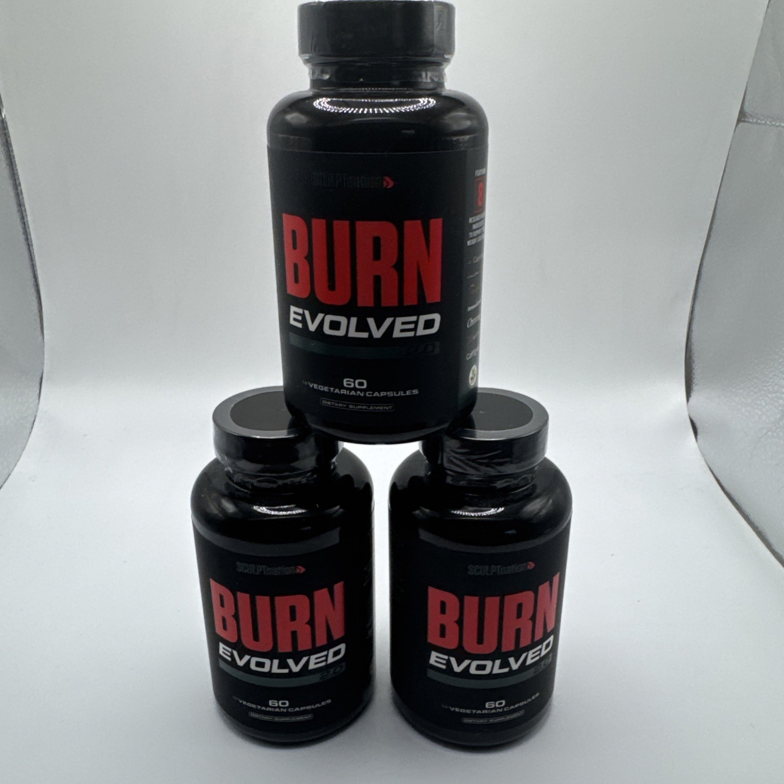 Sculptnation BURN EVOLVED 2.0 Fat Loss Supplement X 3 60 Capsules-