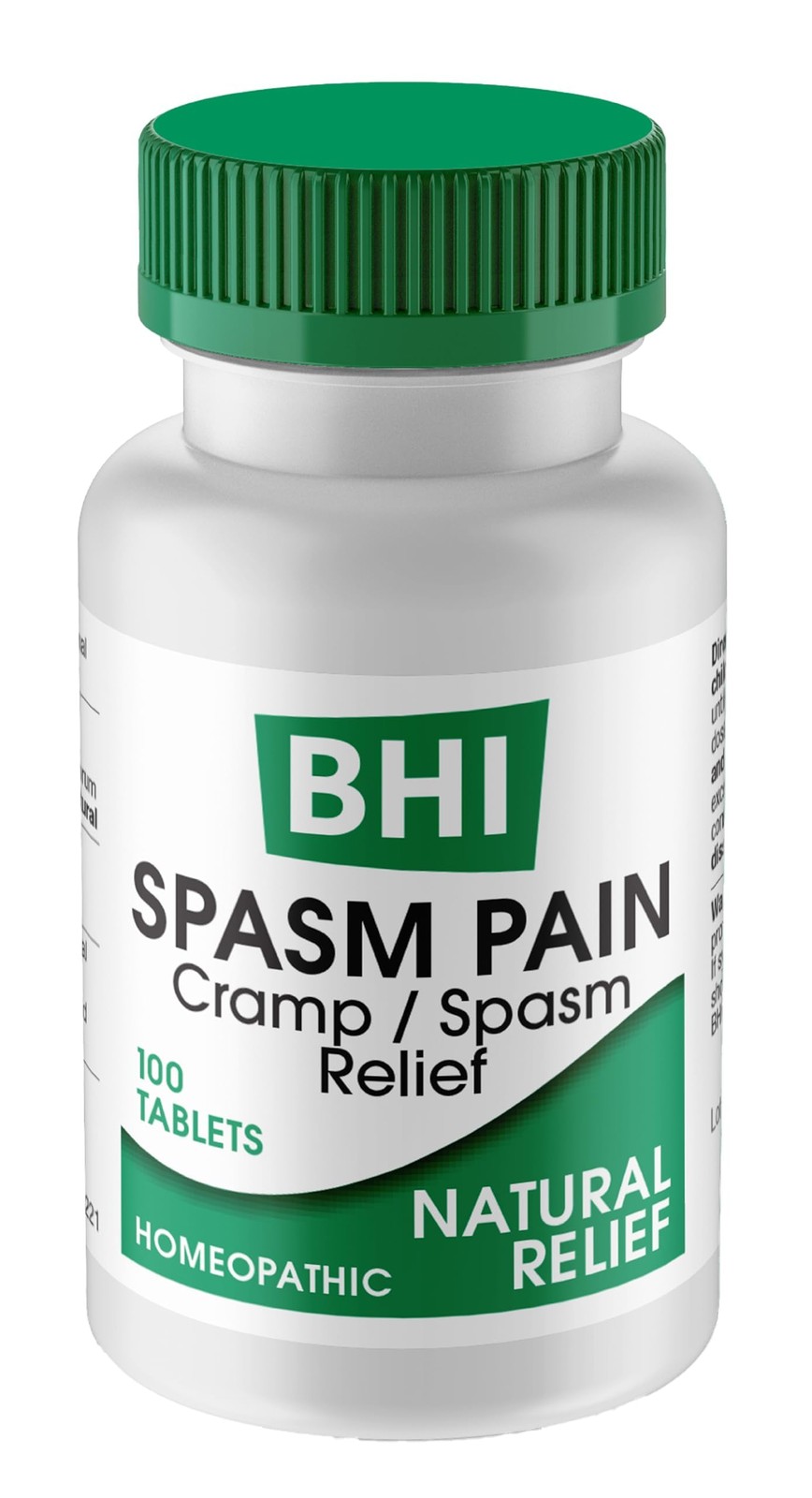 100 Count (Pack of 1), Bhi Spasm Natural Relaxer Relief for Menstrual…