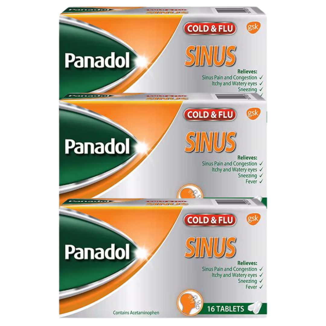 Panadol Multi-Symptom Cold & Flu Sinus Relief – 52 tablets