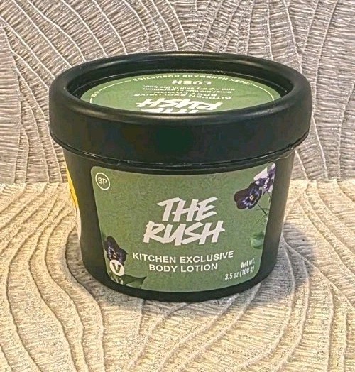 LUSH The Rush Body Lotion Kitchen Exclusive 3.5 oz 100 g (NEW)