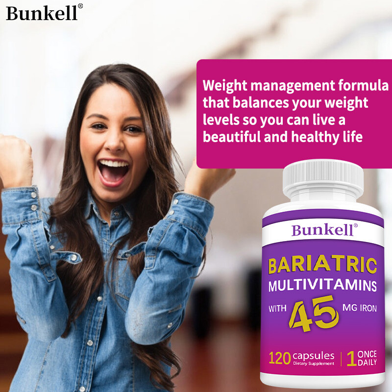(5 pack）Bariatric Multivitamin | Capsule | 45mg |120 Count