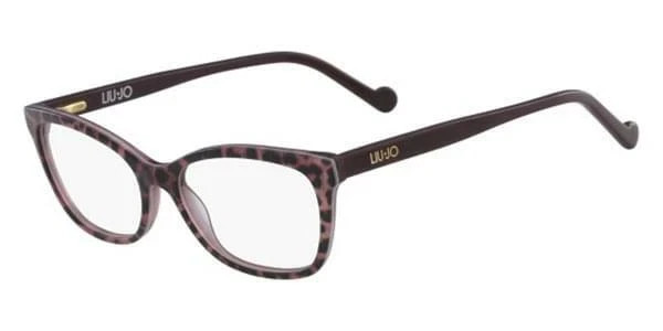 NEW Liu Jo LJ 2684 662 Antique Rose Animal Print Eyeglasses 53/16/140