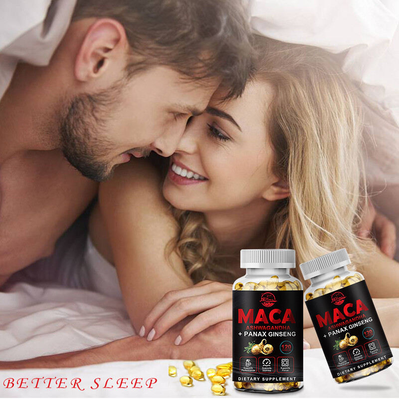 Maca Root Capsules 10000mg, Peruvian Maca Extract for Men & Women 240 Capsules