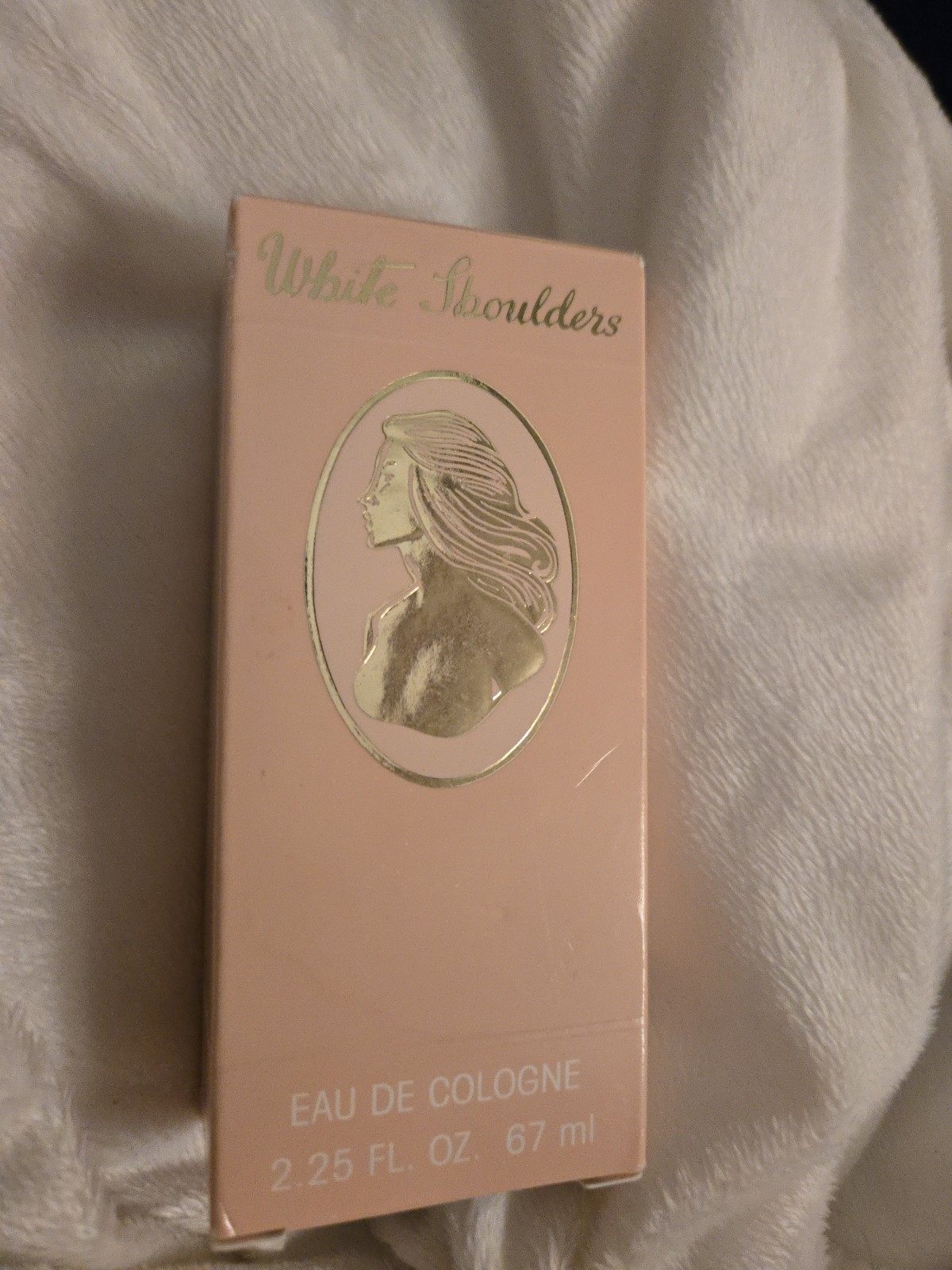 Vintage White Shoulders Eau de Cologne Perfume 2.25 Oz Bottle