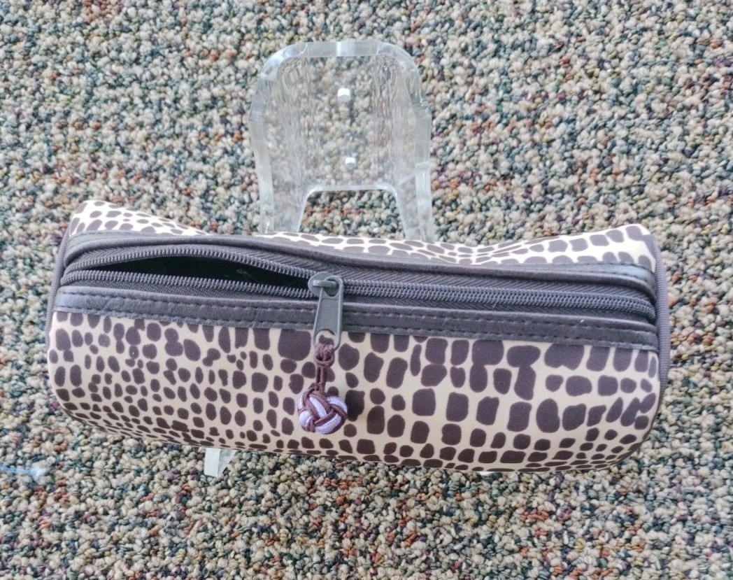 Stephanie Johnson Cosmetic Bag Pouch Travel Bag Animal Print Fabric