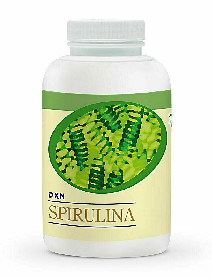 2 Bottles DXN Spirulina 500 Tablets Antioxidant Immune Boost Detox Super Food