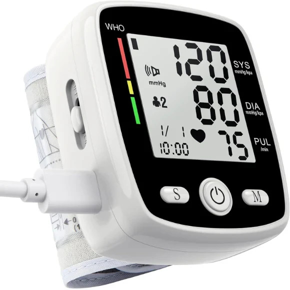 Blood Pressure Monitor with Carrying Case Portable easy to use