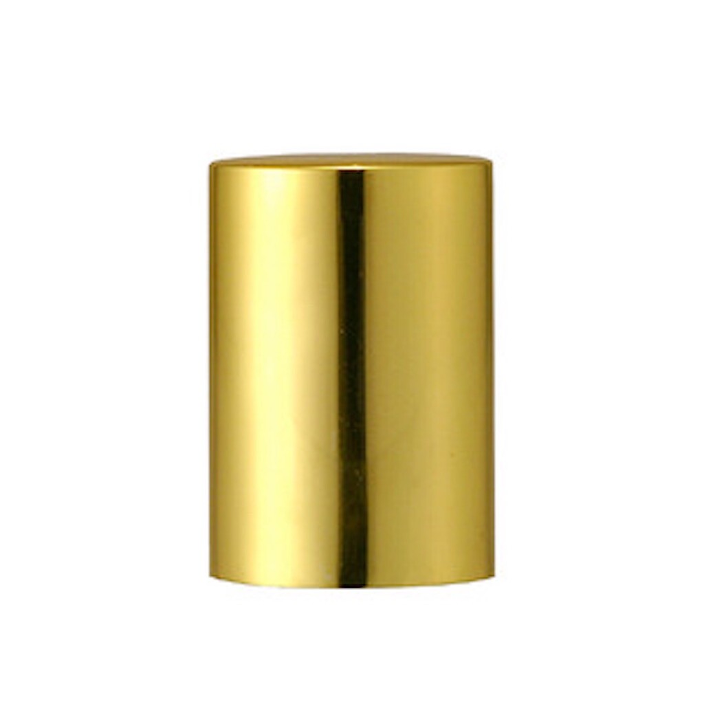 72 Pcs 10mm Aluminum Gold Cap For 10ml & 5 ml Roll on Bottle