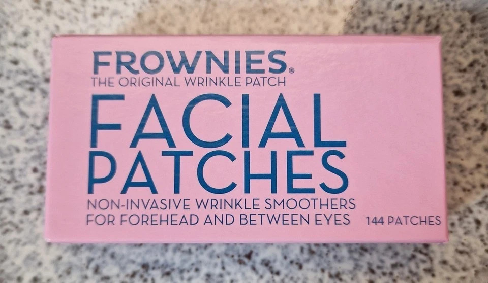 Frownies Facial Patches for Forehead & Between Eyes Smooths Fine Wrinkles 144 ct