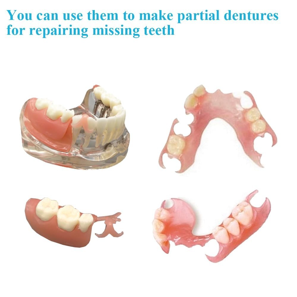 Easy-to-Use Denture Repair Material, Natural Finish