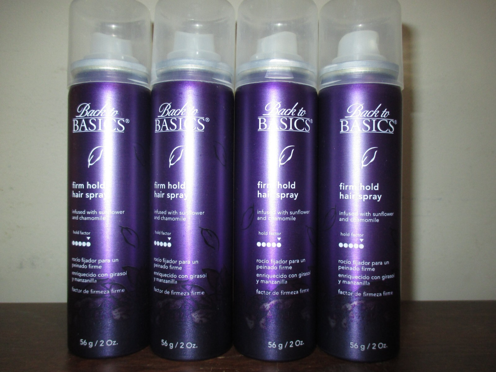 4 Back to Basics Firm Hold Hair Spray 2 Oz FREE SHIPPING!