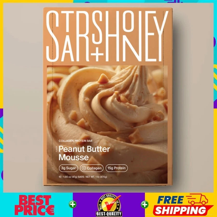 💥 Stars and Honey Protein Bar Peanut Butter Mousse Flavor with 15g Protein 🔥