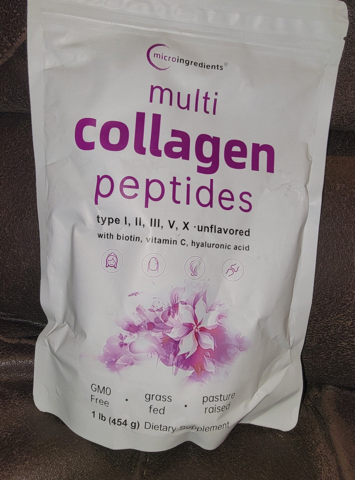 US Multi Collagen Peptides Powder-Hydrolyzed Protein Peptides (Type l,l,ll,v,X)