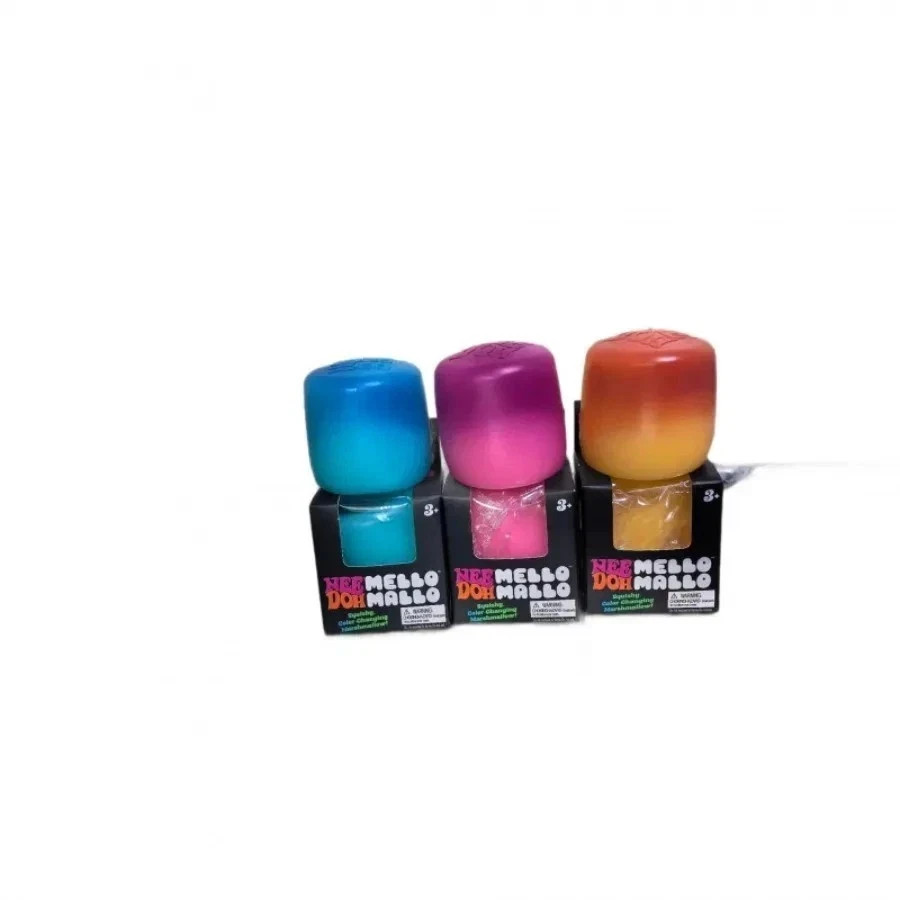NeeDoh Mello Mallo Color-Changing Squeeze Stress Ball Anxiety Sensory Toy Groovy