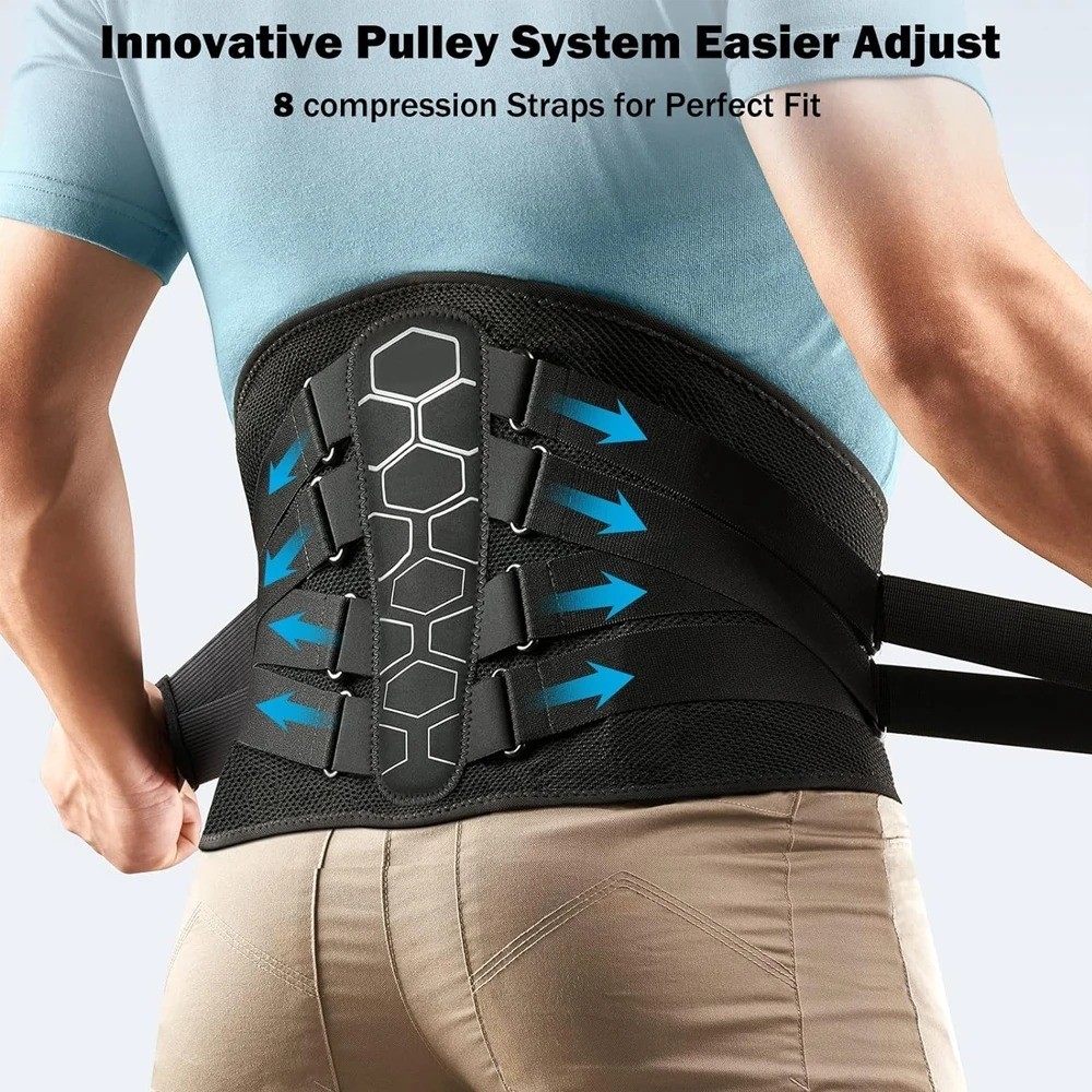 Copper Fit X-Back Brace for Lower Back Pain, Lumbar Support, All Sizes