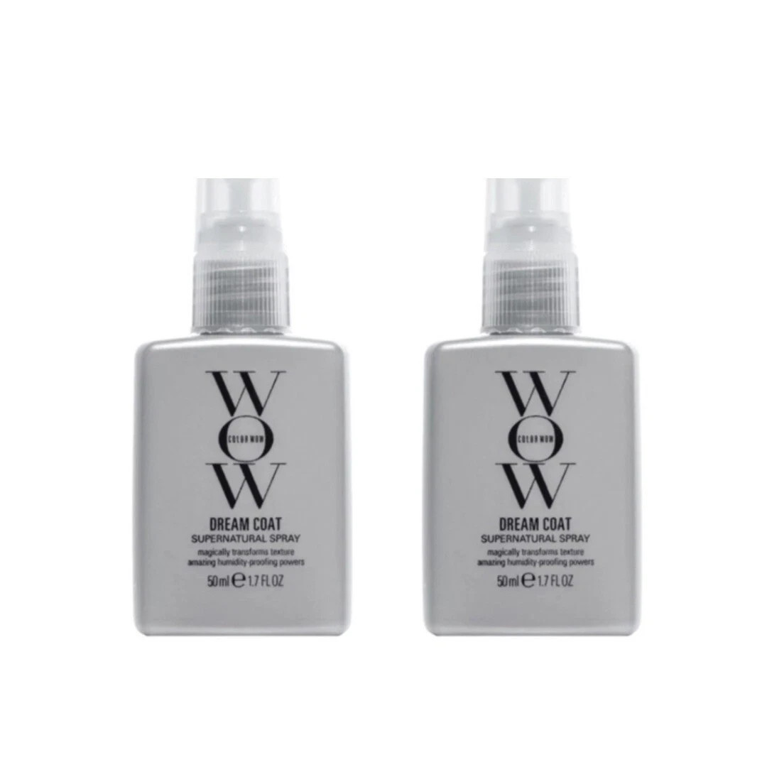 2 Packs Color Wow Dream Coat, Supernatural Spray, 1.7 Fl. Oz No Lid