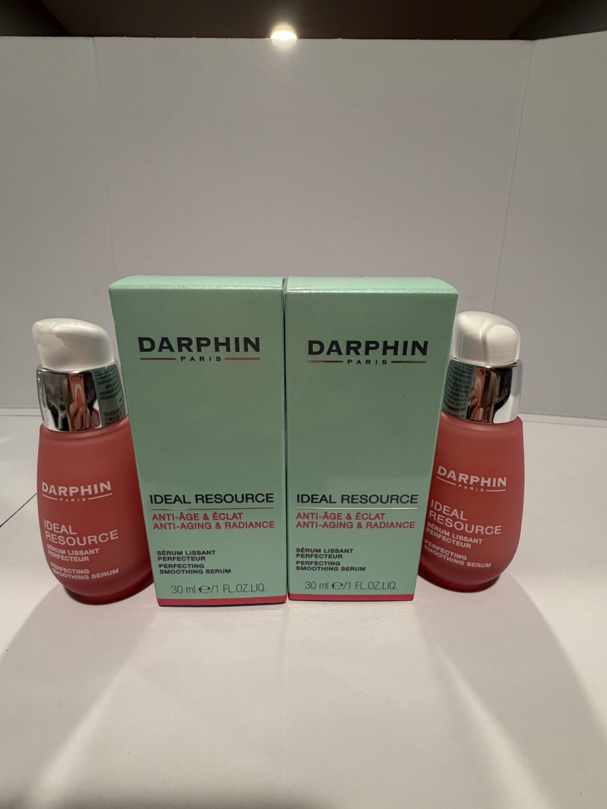 NIB darphin ideal resource anti-aging & radiance smoothing serum 1 OZ X 2 pcs