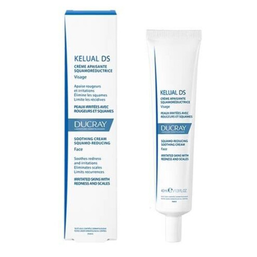 Ducray Kelual DS Face Cream Eliminates Scales Irritations Soothes Redness 40ml