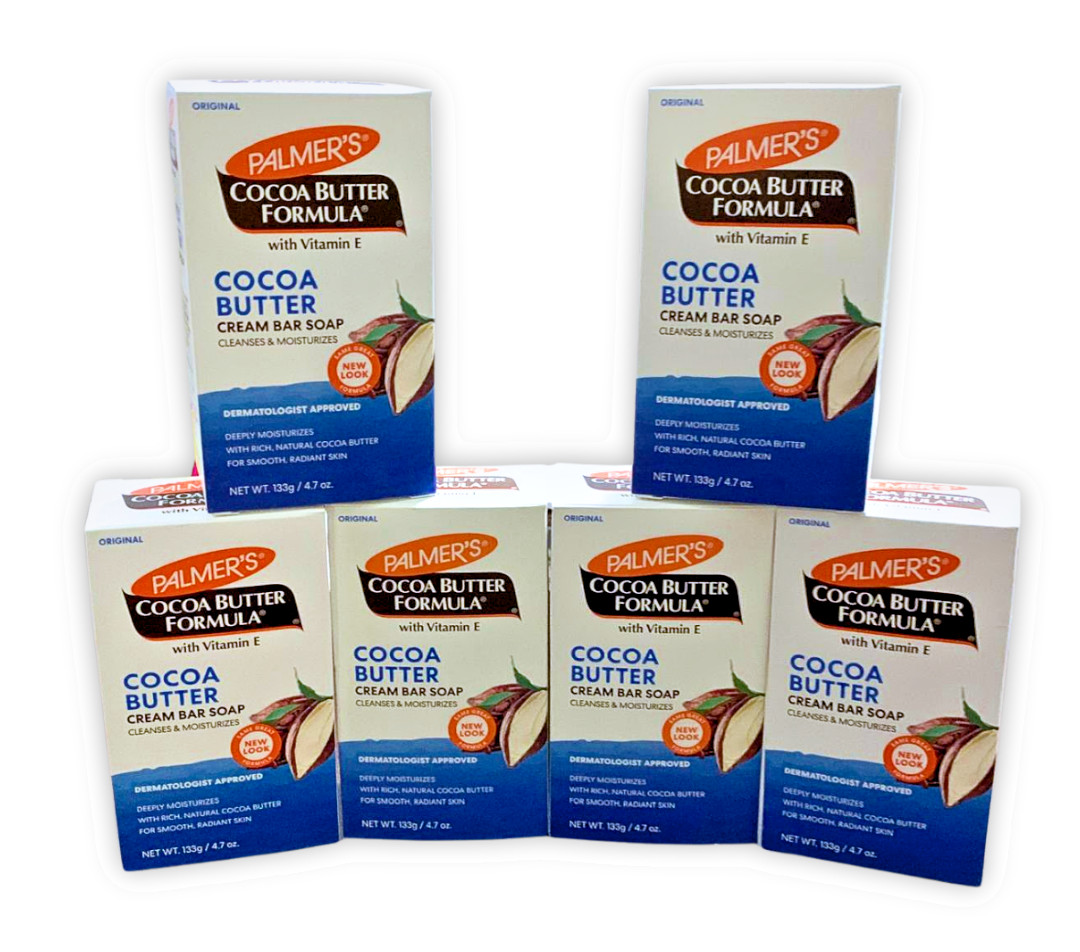 Palmer’s Cocoa Butter Formula with Vitamin E Cream Bar Soap 4.7 oz (6 Pack)