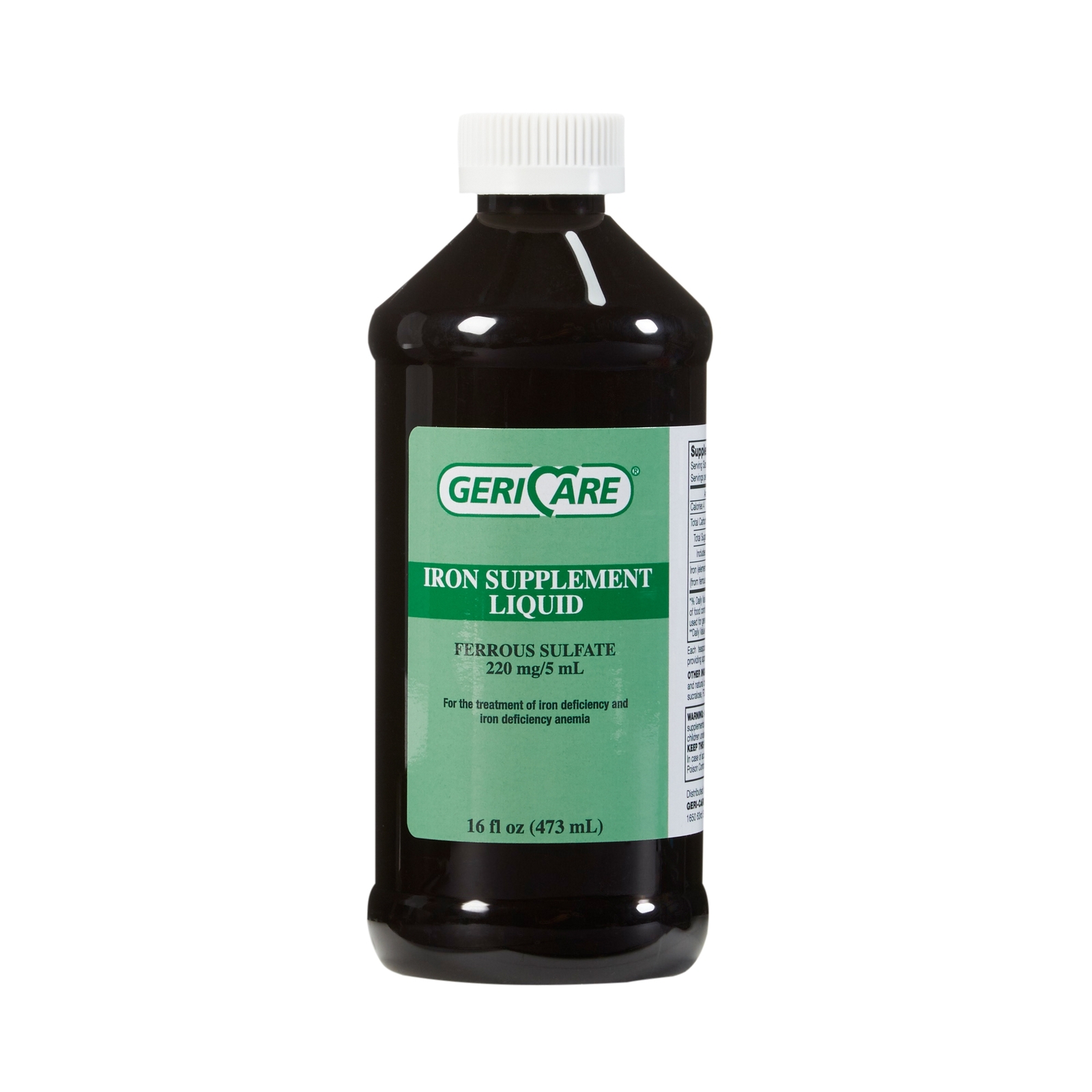 Geri-Care Iron Liquid 220 mg Q701-16-GCP 1 Bottle